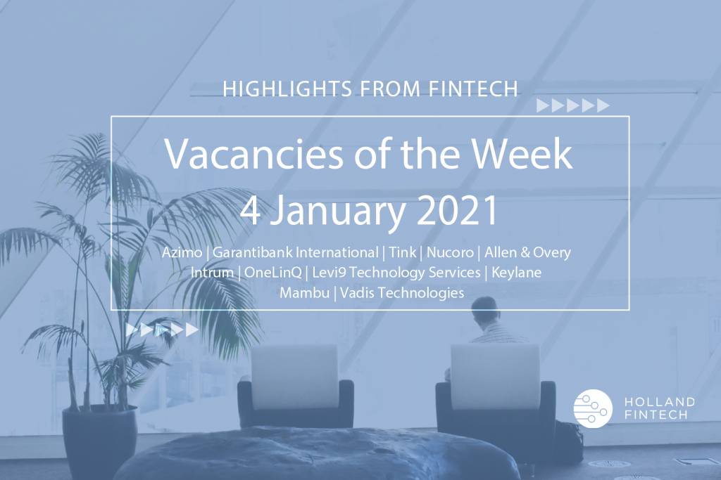 Vacancies of the Week – 4 January 2021