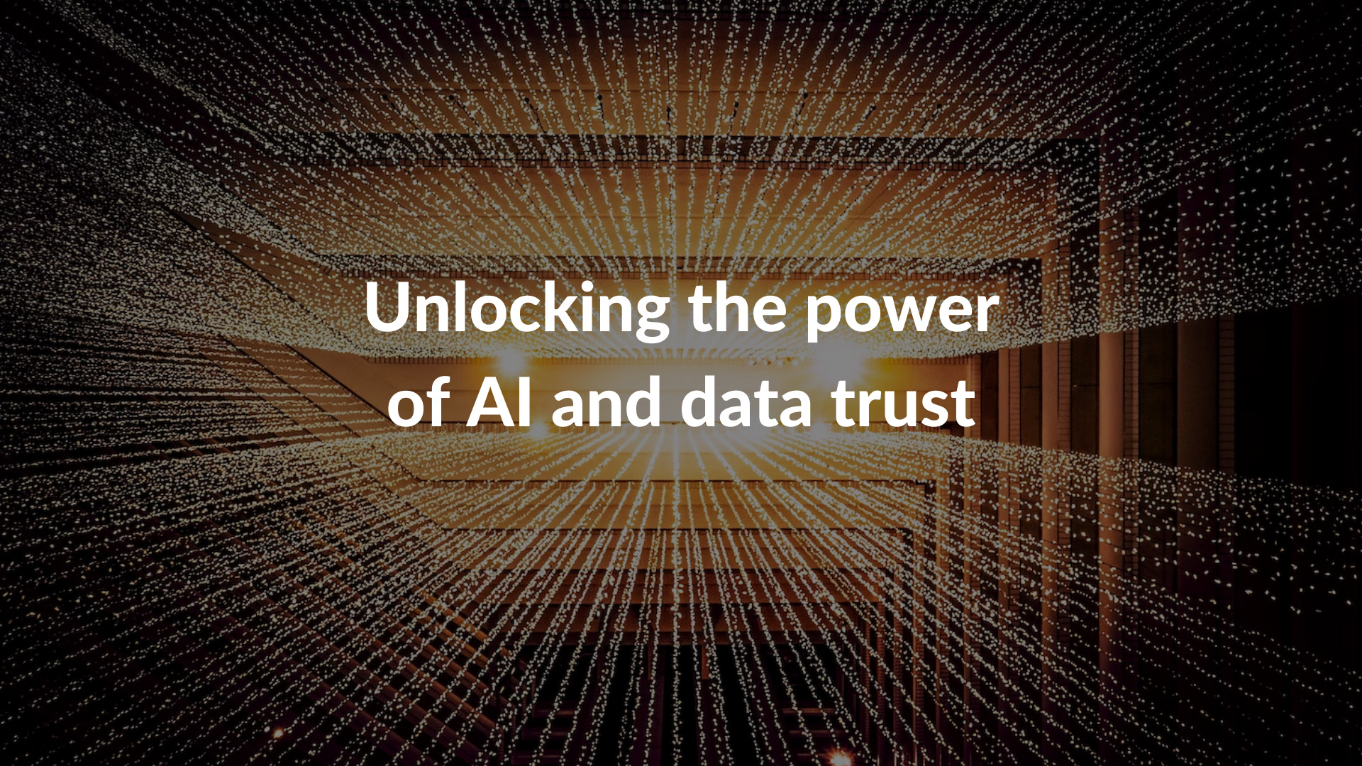 Unlocking the power of AI and data trust